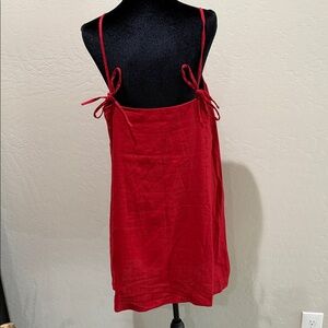 Red Strappy Dress